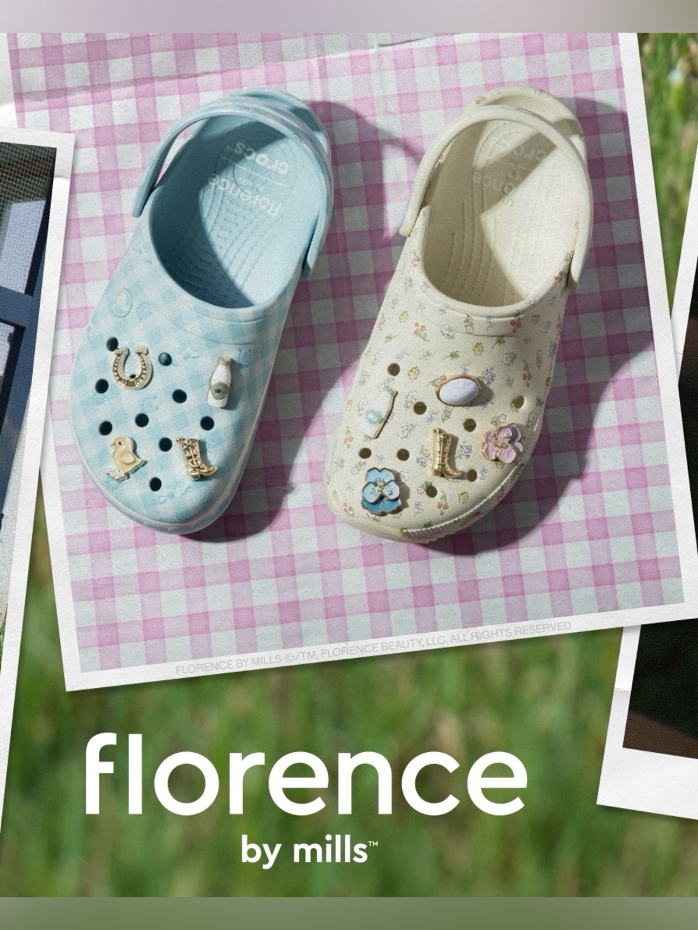 Crocs x Florence by Mills Crocband™ Runner with Floral Charms - Picture 1 of 16